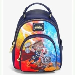 Loungefly Disney Marvel Thor Love and Thunder Chibi Mighty Thor Mini Backpack
